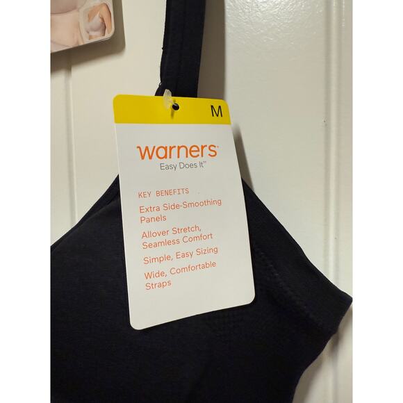 Warner's Underarm Smoothing With Seamless Stretch Wireless Lightly Lined Medium - Picture 4 of 7